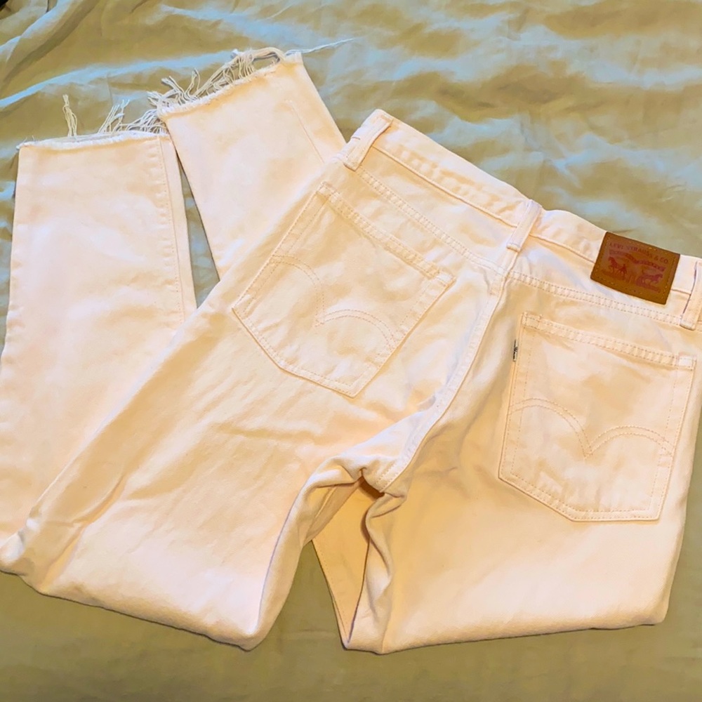 Levi’s Baby Pink High Rise Jeans